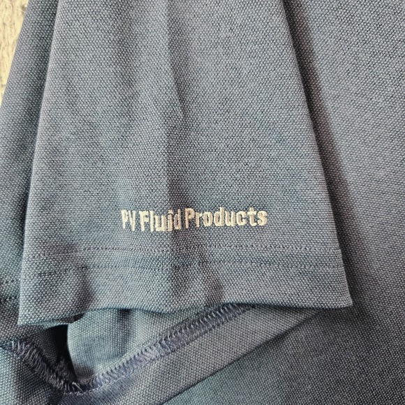 Travis Mathew Polo Shirt Men XL Short Sleeve Blue - Gray - EUC - Picture 3 of 13